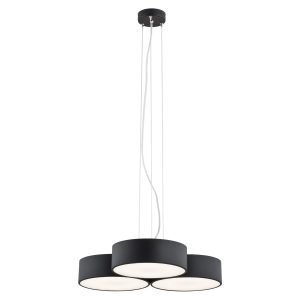 Lampa wisząca trzy czarne okręgi Argon 1223 Darling LED 36W 3000K