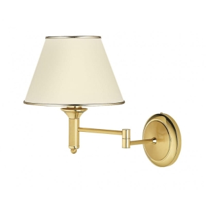 Lampa ścienna Kinkiet klasyczny Jupiter 208 Classic CLK Ł ms E27 34cm x 50cm mosiądz satyna