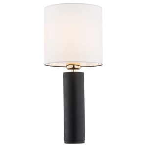 Lampa nocna stołowa Argon 4233 Almada E27 47cm x 20cm czarny biały