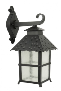 Zewnętrzna klasyczna lampa ścienna SU-MA K 3012/1/Z Cadiz E27 IP43