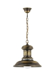 Mosiężna patynowana klasyczna lampa wisząca nad stół Jupiter 403 Tawerna E27 38cm
