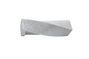 Betonowy szary spiralny kinkiet Sollux Lighting SL.0644 Sigma 2xE27
