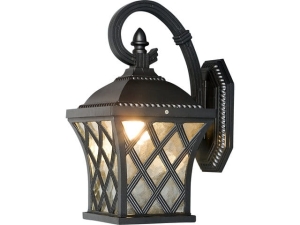 Czarna zewnętrzna lampa ścienna kinkiet latarenka Nowodvorski 5292 Tay I E27 IP23