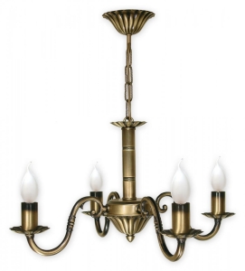 Patynowany żyrandol z trzema ramionami Lemir O1004/W4 Prima 3xE14