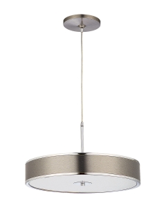 Srebrna okrągła lampa wisząca Jupiter 1207 Jazz JA 5 s 5xE14 48cm