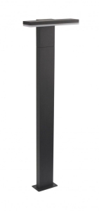 Popielaty słupek oświetleniowy SU-MA 17602-780 DG Fler LED 10W 4000K IP54 78cm