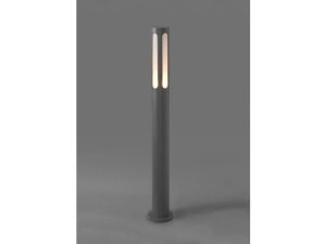 Grafitowa zewnętrzna lampa stojąca słupek ogrodowy Nowodvorski 4698 Mekong E27 IP42 100cm