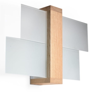 Feniks 1 Naturalne Drewno Kinkiet Sollux Lighting SL.0077