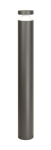 Popielata zewnętrzna lampa stojąca słupek oświetleniowy SU-MA DL-750 Delta LED 6W 4000K IP44 75cm