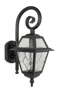 Zewnętrzna lampa ścienna kinkiet elewacyjny SU-MA K 3012/1/N Witraż E27 IP43