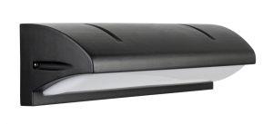 Czarna zewnętrzna lampa ścienna kinkiet elewacyjny SU-MA 91012C BL Nelly 2xE27 IP54