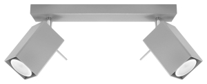 Merida 2 Szary Plafon Sollux Lighting SL.0456