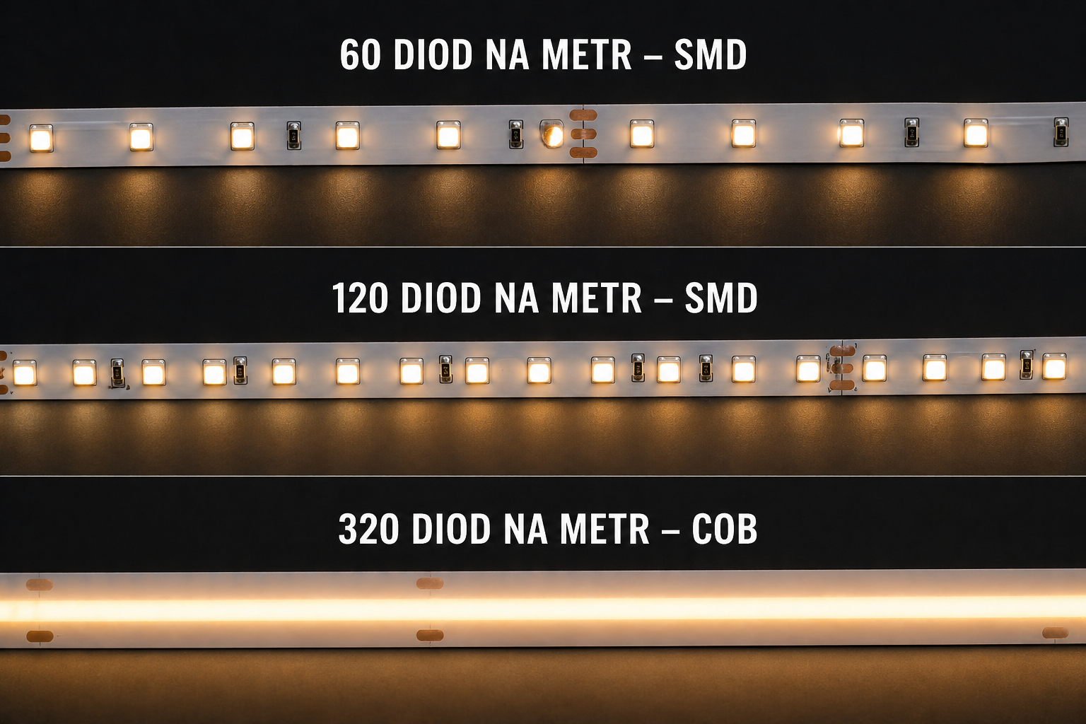 diody LED SMD vs COB