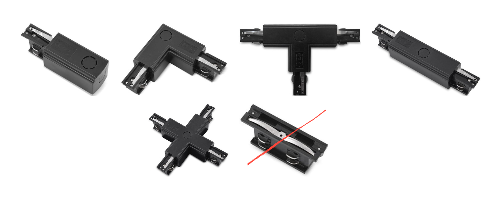 Łączniki i końcówki do szynoprzewodów 3-fazowych