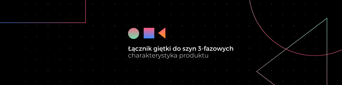 Łącznik giętki do szyn 3-fazowych