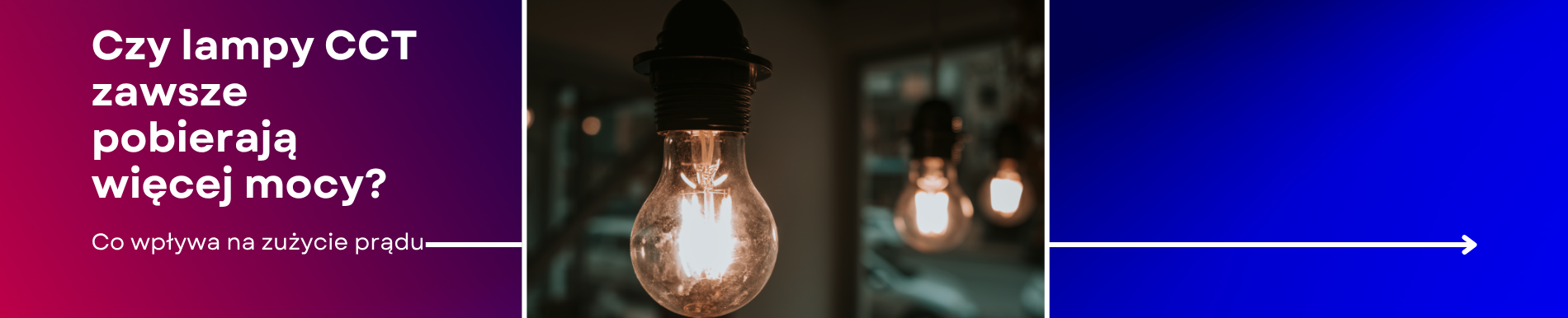 Czy lampy CCT zawsze pobierają więcej mocy?